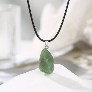 green aventurine adjustable necklace